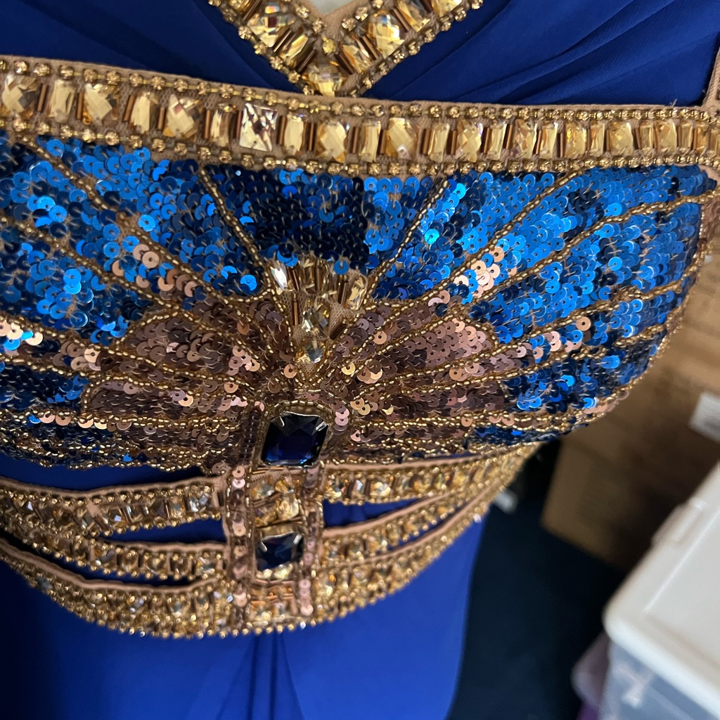 Sherri Hill Dress Color Royal Size 8